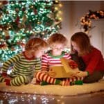 kids celebrating christmas